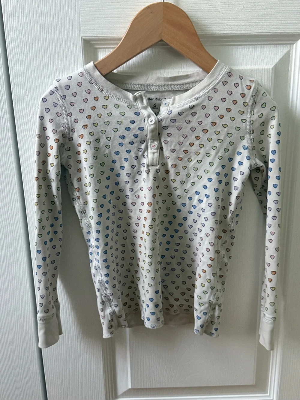 Roller Rabbit Disco Hearts Pajama Top